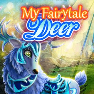 My Fairytale Deer magical deer in a sunny forest